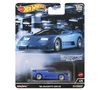 Hot Wheels Die Cast Modèle 1994 BUGATTI EB110 Car Culture Échelle 1:64 7cm Premium Real Riders