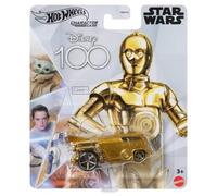Hot Wheels Disney 100 personnages Cars C-3PO, échelle 1:64 jouet de collection de Star Wars