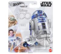 Hot Wheels Disney 100 personnages Cars R2-D2, échelle 1:64 Voiture de collection de Star Wars