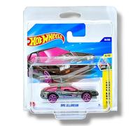 Hot Wheels - DMC Delorean - HW Art Cars 5/10 - HYW88 - Carte courte - Noir - Mattel 2025-1:64