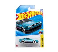 Hot Wheels DMC Delorean - HW Art Cars 5/10 - HYX59 - Carte courte - Turquoise métallisé - Mattel 2025-1:64