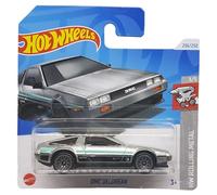 Hot Wheels DMC Delorean - HW Rolling Metal 3/5 - HTF28 - Carte courte - TH Treasure Hunt - Mattel 2024-1:64