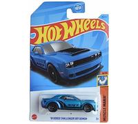 Hot Wheels Dodge Challenger SRT Demon, Muscle Mania 6/10 [Bleu] (HCW30-M9C0P)
