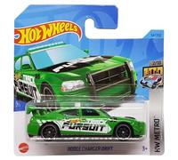 Hot Wheels - Dodge Charger Drift - HW Metro 2/10 - HKG92 - Carte courte - Track Pursuit - Vert - Mattel 2023 - 1:64