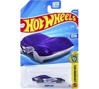 Hot Wheels - EL Segundo Coupé - JJJ57 - HW Fan Driven 4/5 - Carte courte - Blanc - Modèle fantaisie étrofuturiste en version coupé - Peinture de course classique - Mattel 2026 (96/250) - 1:64