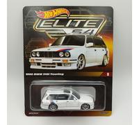 Hot Wheels Elite 64 BMW 318i E30 Touring 1990 - Blanc - M Performance - S54 Swap