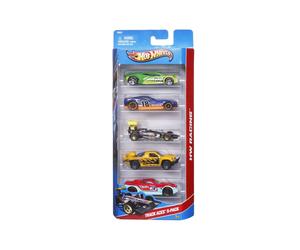 Hot Wheels Ensemble de 5 Véhicules Miniature, Échelle 1, Couleurs Assorties, Age Recommandé 3+, Réf. 1806, Dimensions Emballage 108x38.1x266.7mm, 2022