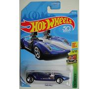 Hot Wheels EXOTICS 3/10, DARK BLUE TWIN MILL 194/365 50TH ANNIVERSARY CARD
