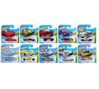 Hot Wheels Exotics Lot complet de 10 véhicules moulés sous pression 1/10 à 10/10 (version carte courte)