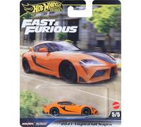 Hot Wheels Fast and Furious Auto 2021 Toyota GR Supra Modèle Die Cast Échelle 1:64 - Longueur 7cm - JBM00