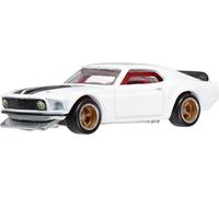Hot Wheels HNW46-HYP71 Ford Mustang BOSS 302 blanc 1969 Fast & Furious 4/5 échelle environ 1:64 modèle de voiture
