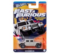 Hot Wheels Fast and Furious Auto Hummer H1 - HW Decades of Fast - Maquette Die Cast Scala 1:64 - Longueur 7cm - HYP73