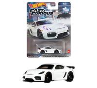 Hot Wheels Fast and Furious Die Cast Car Model 718 Cayman GT4 Échelle 1:64 6 cm HKD20
