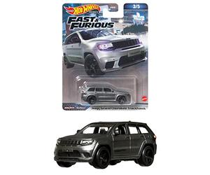 Hot Wheels Fast and Furious Die Cast Model Car Jeep Grand Cherokee TRACKHAWK - Échelle 1/64 Longueur 7cm