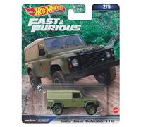 Hot Wheels Fast and Furious Die Cast Model Car Land Rover Defender 110 - échelle 1/64 Longueur 8cm HKD26