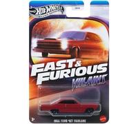 Hot Wheels Voiture miniature 1966 Ford Fairlane Fast & Furious 1:64 8 cm Collector