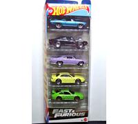 Hot Wheels - Fast & Furious 5-Pack - Porsche, Dodge, Nissan, Chevrolet - JBJ80