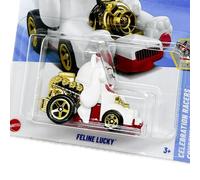 Hot Wheels Feline Lucky, Celebration Racers 9/10 [Blanc] 234/250