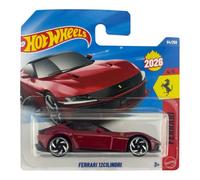 Hot Wheels Ferrari 12Cilindri - Ferrari 4/5 - JJH41 - Carte courte - Rouge - Mattel 2026 (94/250) - Modèle Licence - 1:64 - Supercar