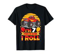 Hot Wheels fête son anniversaire, j'ai 7 ans, c'est comme ça que je roule Monster Truck T-Shirt