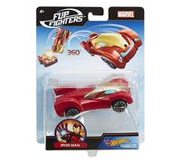 Hot Wheels Flip Fighters véhicule Marvel, Petite Voiture Miniature, Jouet pour Enfant, modèle aléatoire, FLM73