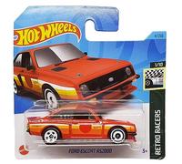Hot Wheels - Ford Escort RS2000 - Retro Racers 1/10 - HKJ77 - Short Card - Rouge - Mattel 2023
