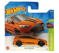 Hot Wheels Ford Focus RS - HW Hatchbacks 3/5 - HCX73 - Carte courte - Orange - Mattel 2022