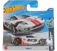Hot Wheels Ford GT - HW Modified 4/5 - HYY92 - Carte courte - Blanc - Borla - Mattel 2025-1:64