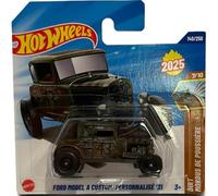 Hot Wheels Ford Model A Custom '31 HYX92 Dirt Serie 7/10 Peinture camouflage Ford Licence Mattel 2025 1:64