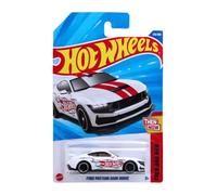 Hot Wheels Ford Mustang Dark Horse - Then and Now 7/10 - JBB34 - Carte courte - Blanc - Mattel 2025-1:64