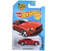 Hot Wheels Ford Mustang GT 2015, HW City 100/250 [rouge]