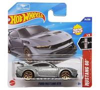 Hot Wheels Ford Mustang GTD - Mustang 60th 1/5 - HYW19 - Carte courte - Argent métallisé - 60 ans - Mattel 2025-1:64