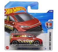 Hot Wheels Ford Performance Supervan 4 - HW First Response 1/5 - JBC20 - Carte courte - TH Treasure Hunt - Rouge - Mattel 2025-1:64