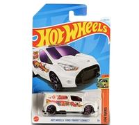 Hot Wheels Ford Transit Connect Treasure Hunt (livraison de fleurs blanches), HW Vans 3/5