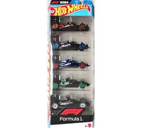 Hot Wheels - Formula 1 2024 Course Équipe 5-Pack - Fia Fornel 1 Geschenkset -
