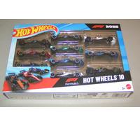 Hot Wheels Formule 1 2025 F1 Team Racing 10 Pack - Coffret Cadeau - JMM24 NEU