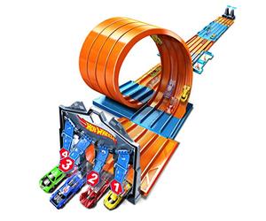 Hot Wheels FTH77 Circuits pour Figurine, Multicolore