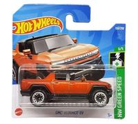 Hot Wheels - GMC Hummer EV - HW Green Speed 3/5 - HCX41 - Carte courte - orange - GM - Mattel 2022