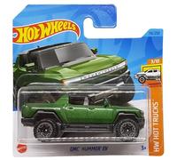 Hot Wheels GMC Hummer EV - HW Hot Trucks 3/10 - HKK58 - Carte courte - GM - Vert foncé métallisé - Mattel 2023-1:64