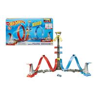 Hot Wheels – Kit de piste GRW39 de lancement et boucle – 18 pièces, orange – 0-3 ans