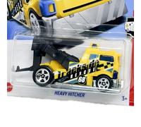 Hot Wheels Heavy Hitcher (Jaune) HW Rescue 9/10, Véhicule jouet moulé sous pression