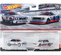 Hot Wheels HFK55 Premium 2er Pack BMW 73 BMW 3.0 CSL Race Car + BMW 320 Group 5