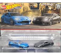 Hot Wheels HKF51 Premium Lot de 2 Pandem Subaru BRZ/Lexus RC F GT3 [À partir de 3 ans]