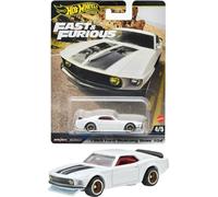 Hot Wheels Fast and Furious Auto Ford Mustang Boss 302 1969 - Maquette Die Cast Scala 1:64 - Longueur 7cm - HYP71