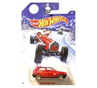 Hot Wheels Holiday Rods VW Volkswagen Golf in Red WALMART