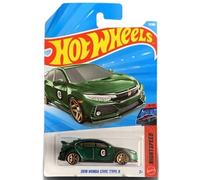 Hot Wheels Honda Civic Type R 2018 [Vert] Night Speed 3/10, 11/250-1:64 Scale Diecast Toy Vehicle
