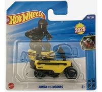 Hot Wheels - Honda Motocompo - HW Moto 3/5 - JBC03 - Carte courte - Moto - Jaune - Mattel 2025 - 1:64
