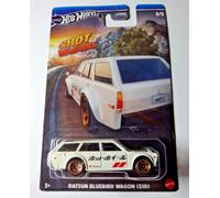 Hot Wheels Hot Wagons Datsun Bluebird Wagon 510 Blanc 1:64 HRR88-ND711