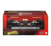 Hot Wheels Hot Wheels-Coffret De 2 Voitures Moneygram Haas F1 Team Premium