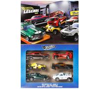 Hot Wheels Hot Wheels-Coffret Véhicules Legends-Lot de 6 véhicules en métal
